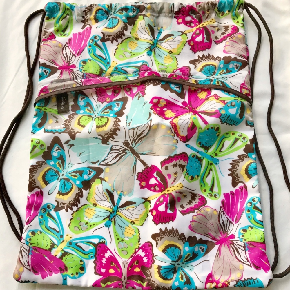 drawstring butterfly backpack light weight